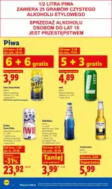 Lidl gazetka Strona 74: Tatra Jasne Pelne €3,99, Żywiec Jasne Pełne €23,92