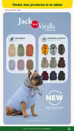 Maxi Zoo folder Pagina 7: Ontdek deze producten in de winkel Geldig van 07.10 - 03.11 Jack and Vanilla DOGWALK 2026 KNITWEAR