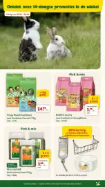 Maxi Zoo folder Pagina 8: MultiFit snacks €1,46, Crispy Muesli hoofdvoer €14,89
