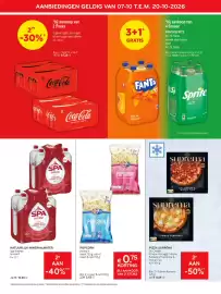 Alvo folder Pagina 12: Popcorn Jimmy's €2,63, Pizza suprema €8,69