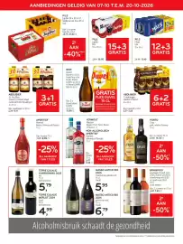 Alvo folder Pagina 13: Vermout martini €6,59, Abdijbier grimbergen dubbel of blond €7,25