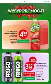 Żabka gazetka Strona 22: Napój Frugo czarne €3,20, Sok Tymbark 100% €4,99