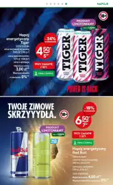 Żabka gazetka Strona 25: Napój energetyczny Tiger Jagoda Energy zero cukru €4,50