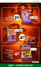 Żabka gazetka Strona 33: Żelki Haribo €4,99, Gumy Bloody Eye Candy Gangs €2,50