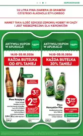 Żabka gazetka Strona 36: Piwo Książęce Miodowy Lager €2,99, Piwo Namysłów Pils €3,99