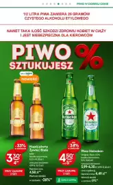 Żabka gazetka Strona 44: Napój piwny Żywiec Białe imbir €3,30, Piwo Heineken Original €4,50