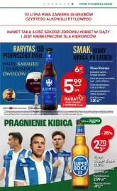 Żabka gazetka Strona 47: Piwo Komes podwójny ciemny €5,99, Piwo bezalkoholowe Super Bock €2,70