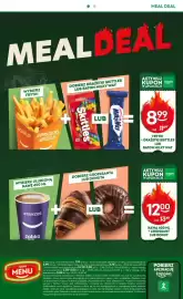 Żabka gazetka Strona 50: Zestaw kawa 400 ml + croissant €12,00, Zestaw frytki + drażetki Skittles €8,99