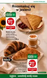 Żabka gazetka Strona 52: Rożek Aryzta z wiśniami €1,99, Croissant z nadzieniem czekoladowym €2,99
