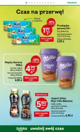 Żabka gazetka Strona 56: Jogurt pitny Skyr Men Bakoma malina wanilia €5,80, Przekąska serowa Kiri €1,99