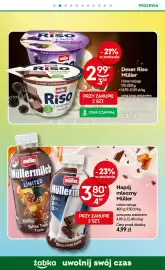 Żabka gazetka Strona 57: Napój mleczny Müllermilch o smaku karmelowo-czekoladowym Müller €3,80