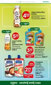 Żabka gazetka Strona 58: Owsianka Lubella z bananami i kakao €2,99, Mus Wojanek jabłko €3,50