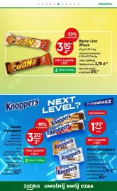 Żabka gazetka Strona 61: Wafel Knoppers klasyczny €1,99, Baton Lion 2-pak €3,80