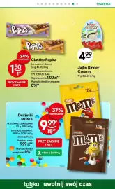 Żabka gazetka Strona 65: Drażetki M & M's orzechowe €9,99, Jajko Kinder Creamy €4,99