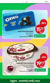 Żabka gazetka Strona 69: Lody Oreo Mini Rożki €15,99, Lody Jak Dawniej Koral śmietanka-wiśnia €19,99