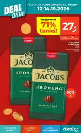 Dealz gazetka tydzień 41 Strona 6: Kawa mielona Jacobs Krönung €27,00