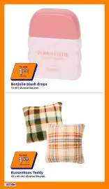Action folder week 41 Pagina 13: Bonjolie blush drops €1,11, Kussenhoes Teddy €1,59