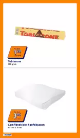 Action folder week 41 Pagina 14: Toblerone €1,29, Comfibeds box hoofdkussen €3,95