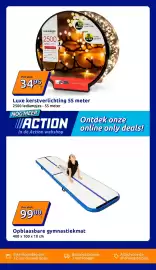Action folder week 41 Pagina 35: Opblaasbare gymnastiekmat €99,00, Luxe kerstverlichting €34,95