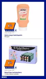 Action folder week 41 Pagina 5: DécoTime twinmarkers €1,99, Heinz mayo ketchupmix €1,55