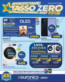 Volantino DIMOStore Pagina 1: Sony OLED Smart 55A65 €1.099,00, Samsung Smartphone Galaxy A57 €449,00