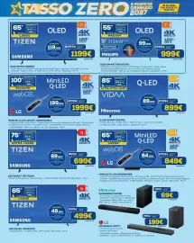 Volantino DIMOStore Pagina 10: MiniLED Q-LED 65QNED86B €849,00, OLED SMART 65S85F Samsung €1.199,00