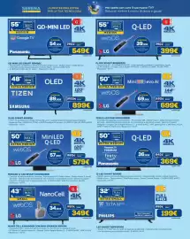 Volantino DIMOStore Pagina 11: LG Q-LED SMART 55QNED70 €399,00, LG Mini Q-LED RGB 50MRGB88B €699,00