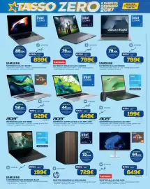 Volantino DIMOStore Pagina 12: HP DESKTOP OMNIDESK AI M03-0014NL €729,00, Acer Chromebook CBOA314-1H-C5GY €199,00