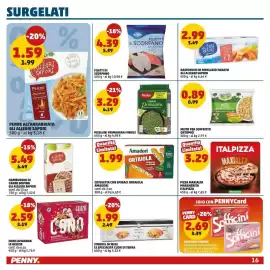 Volantino PENNY Pagina 16: Penne all'arrabbiata Gli Allegri Sapori €1,59, Cotoletta con spinaci Ortaiola Amadori €1,99