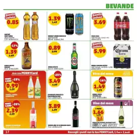 Volantino PENNY Pagina 17: Energy drink Monster €1,39, Spumante Prosecco Millesimato DOC €3,49