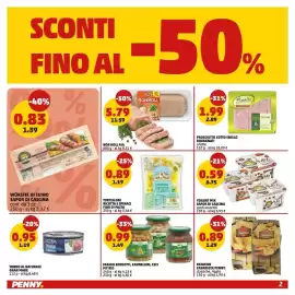 Volantino PENNY Pagina 2: Würstel di suino sapor di cascina €0,83, Yogurt Mix Sapor di Cascina €0,59