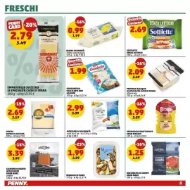 Volantino PENNY Pagina 8: Emmentaler Svizzero Le Specialità Cuor di Terra €2,79, Mozzarella Valbontà €2,99