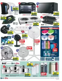 Pick n Pay catalogue Page 7: AIM 20 Litre Black Mirror Finish Manual Microwave Oven €799,00, Pineware €159,99