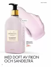 Oriflame reklamblad Sida 12: Essense & Co. Fig & Sandalwood Hand & Body Lotion €219,00