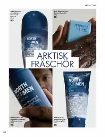 Oriflame reklamblad Sida 132: North For Men Subzero 2-in-1 Moisturising Gel €99,00, North Subzero Soap Bar €59,00