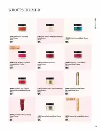 Oriflame reklamblad Sida 139: Giordani Gold Essenza Perfumed Body Spray €119,00