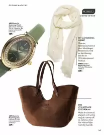 Oriflame reklamblad Sida 149: Beautiful Beginnings Watch €389,00, Beautiful Beginnings Bag €439,00