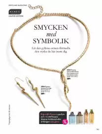 Oriflame reklamblad Sida 163: Possess Intense Earrings €209,00, Possess Intense Necklace €289,00