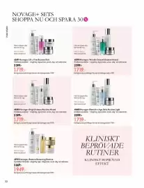 Oriflame reklamblad Sida 32: Novage+ Bright Intense Routine Mixed €1.719,00
