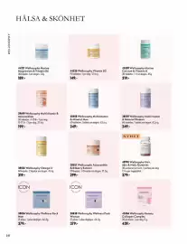 Oriflame reklamblad Sida 58: Welloosophy Omega 3 €219,00, Wellosofhy Hair, Skin & Nails Gummies €279,00