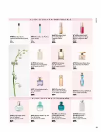 Oriflame reklamblad Sida 85: Divine Eau de Parfum €419,00, Giordani Gold Everlasting Glow Fragrance Mist €209,00