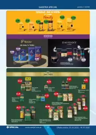 Specjał gazetka Strona 11: Kawa Jacobs instant Kronung €25,24, Davidoff kawy mielone €20,19