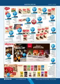 Specjał gazetka Strona 18: Pryncykostka dr Gerard €4,40, Pasja z kremem €4,13