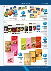 Specjał gazetka Strona 19: Lindt Excellence Czekolada €11,63, Lindt Lindor Praliny bag assorted €15,10