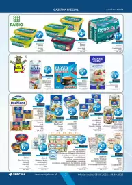 Specjał gazetka Strona 2: Ser topiony plasty Hochland €5,19, Margaryna Benecol klasyczny €14,69