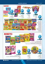 Specjał gazetka Strona 20: Gumy Maoam Bloxx €2,99, Bebeto Pianki Marshmallow €4,85