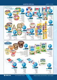 Specjał gazetka Strona 3: LACTALIS POLSKA GAZETKA SPECJAŁ PRESIDENT Delikatny 25 g GRATI 225 gazetka nr 9/2026 BAL I Galbani