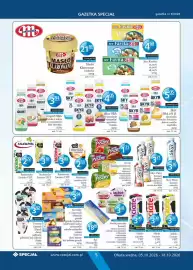 Specjał gazetka Strona 5: Serek Pyszny homogenizowany €1,71, Skyr SBA mango-marakuja naturalny owoce ogrodowe wanilia €4,05