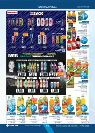 Specjał gazetka Strona 60: Tymbark Sok pomidor pikantny €3,69, Tymbark Sok 100% pomarańcza €6,07