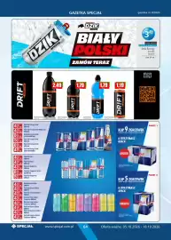 Specjał gazetka Strona 64: Red Bull Energy Drink €4,19, Napój energetyzujący Drift €1,79